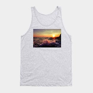 Sunset and splashing water Tank Top